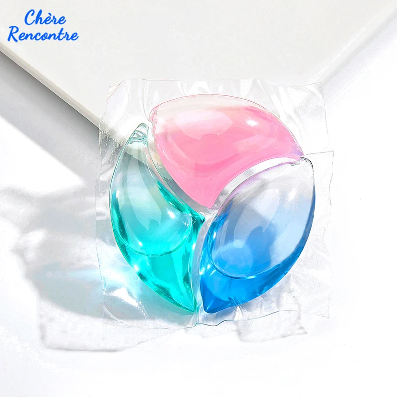 Customized Natural Custom Scent Fragrant Laundry Washing Beads 3 In 1 Laundry Detergent Pods