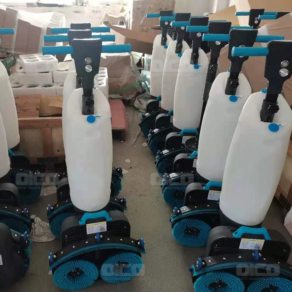 OR-GB380A   battery operated auto scrubber shopping mall cleaning equipment automatic commercial scrubber