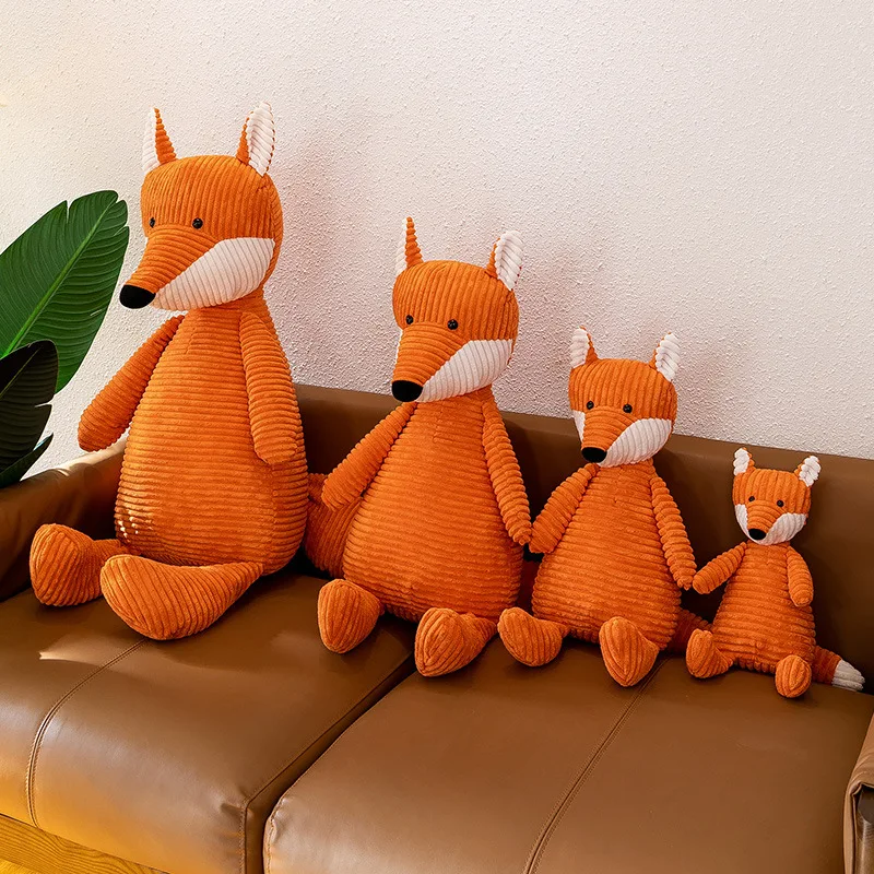 Ruunjoy Plush toy fox doll secretly hide soft fur flurry stuffed animal plush toy doll plush figure toy plushie peluche 20cm