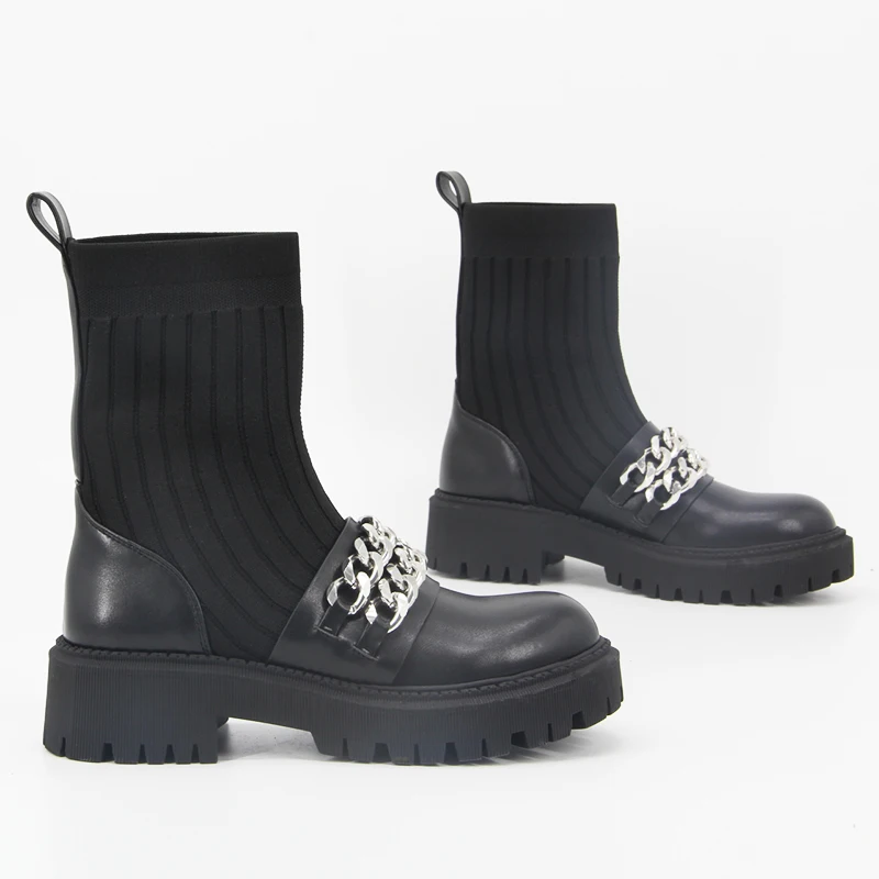 
Durable using quick-drying cheap women snow chunky boots 