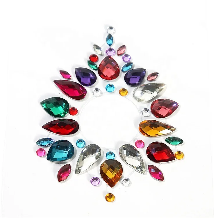 Face And Body Jewels Sticker Sexy Crystal Fashion Body Tattoos Stickers