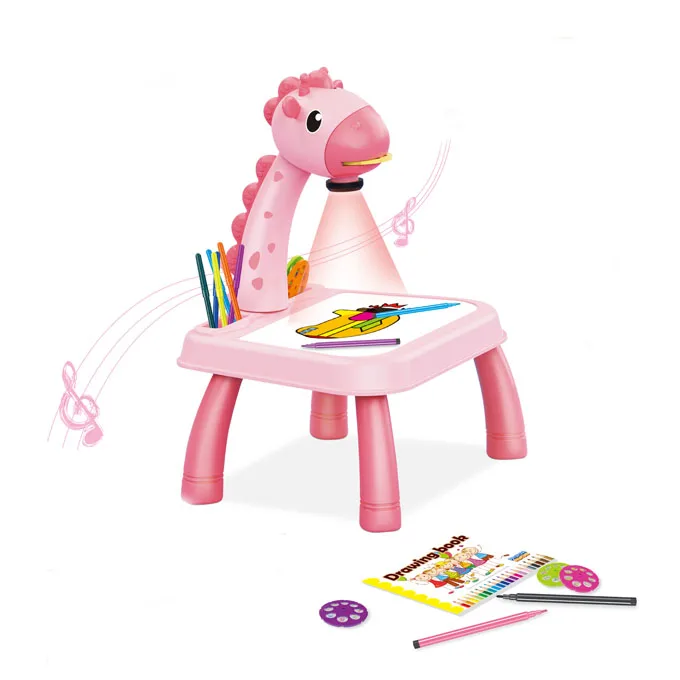 2021 drawing board projector drawing toys projector painting kids drawing toys