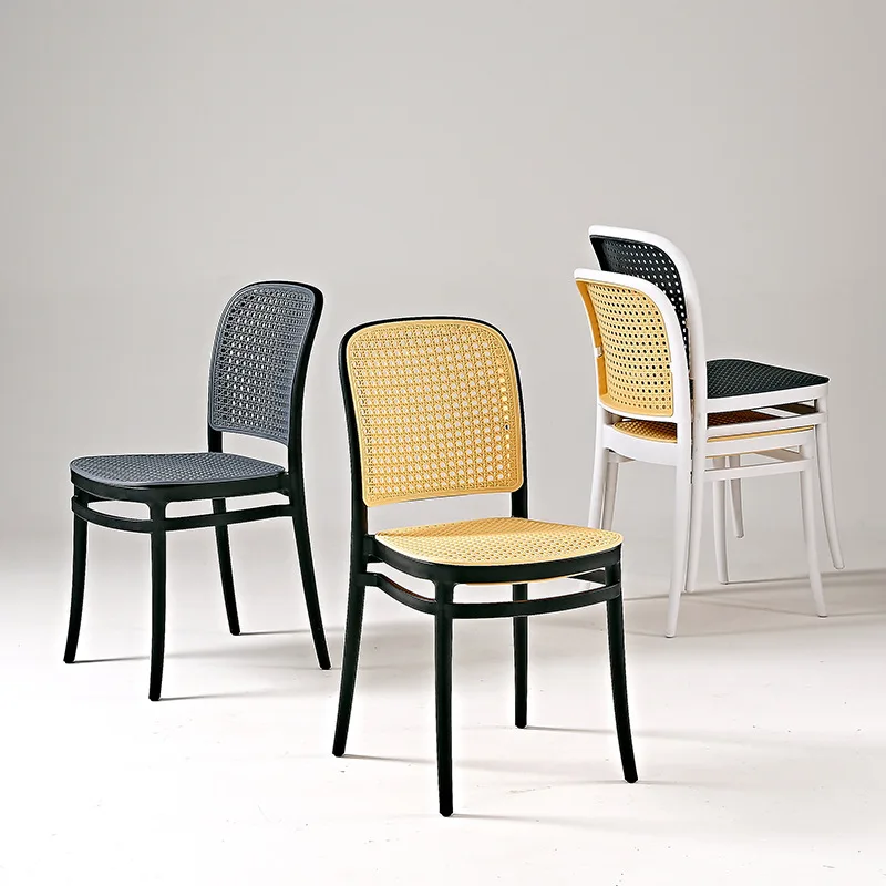 High Quality Cheap Stacking Dining Rattan Plastic Outdoor Chair For Restaurant
