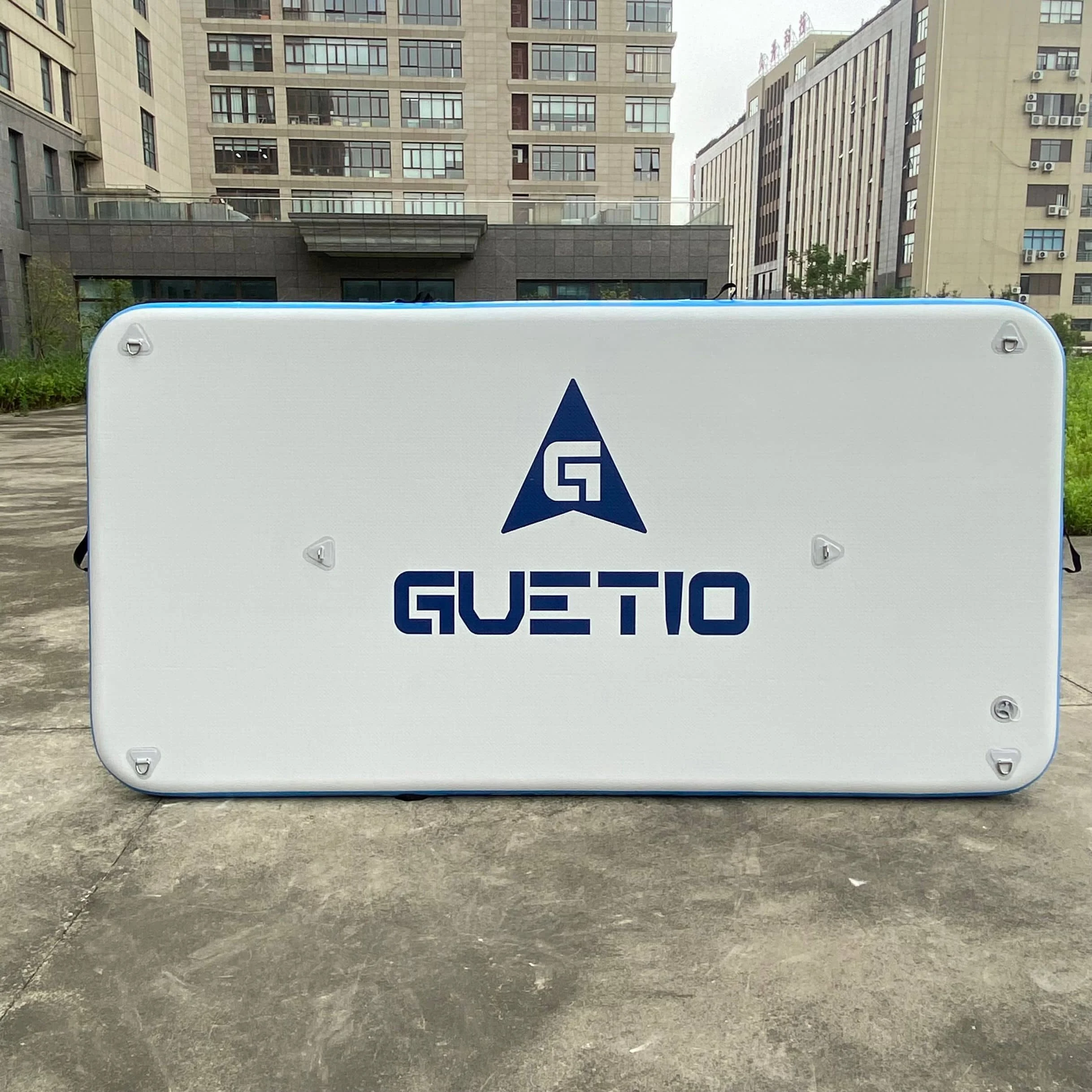 High Quality Drop Stitch PVC Inflatable Water Island Floating Air Dock Platform