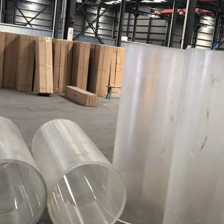 Specialist Manufacturers plumbing pipe OEM ODM Custom acrylic pipe stem tube packaging with gold acrylic screw cap