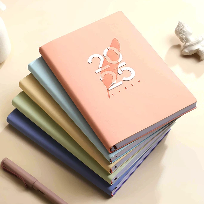 BEYOND New 2025 Custom A5 Size 365 Daily Spanish School Personalized Notebook Journal Diary Planner with Custom Printing