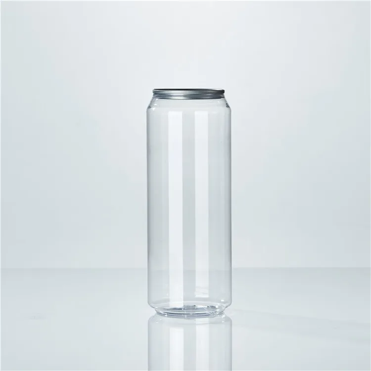 Wholesales Ring-pull Can Drink Tea Juice Milk Container Plastic Beverage Bottle