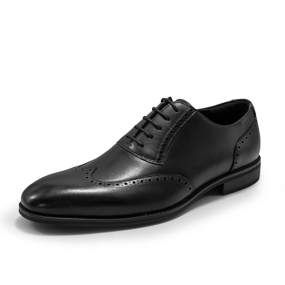 Хорошо продаются новые виды, на шнуровке, черного цвета женские Брок натуральная кожа; Женские оксфорды из натуральной кожи; Обувь черного цвета в деловом стиле, со шнуровкой, из искусственной кожи на шнуровке; Европейская костюм; Мужская обувь