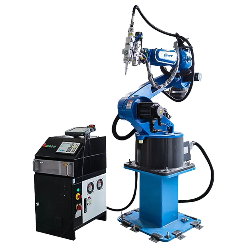 Automatic Metal Robotic 1000W 3000W Laser Welder 6 Aixs Robot Arm Laser Welding Machine for steel sheet metal