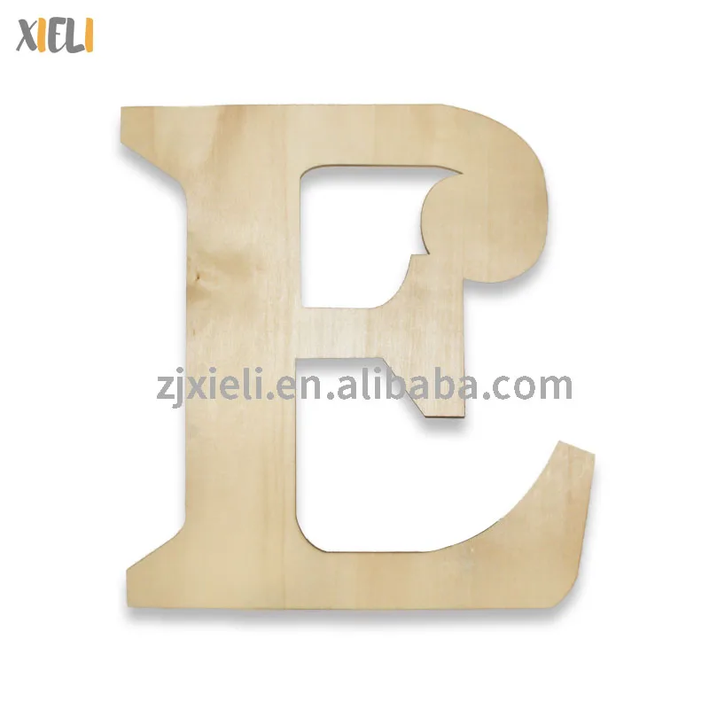 Xieli China Wholesale OEM ODM Diy Wood Crafts 26 English Wooden Alphabet Letters Wall Signs