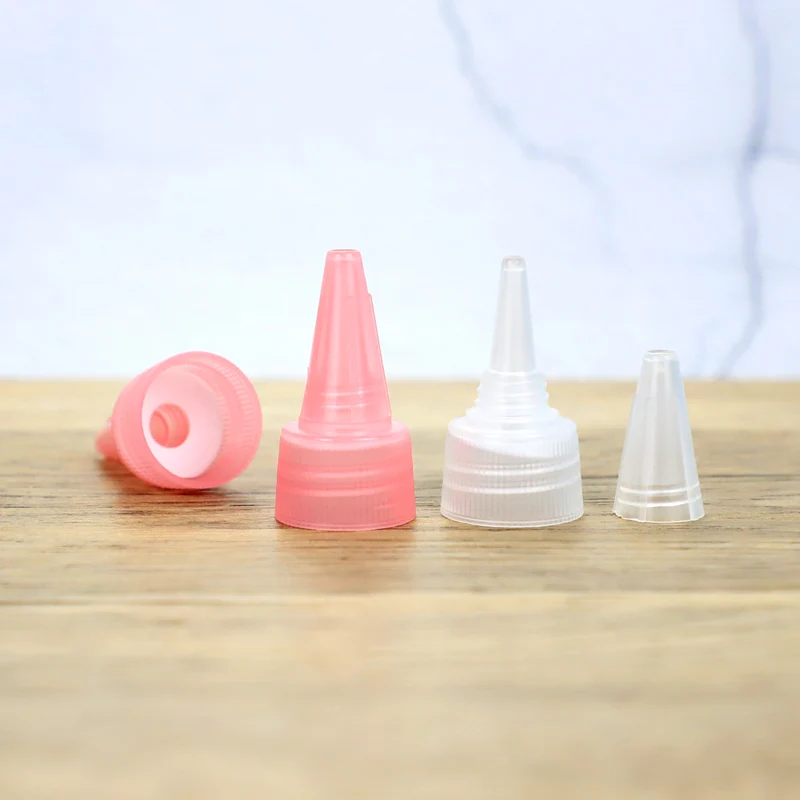 
20/410 Twist Cap Wholesale Pink Color Customize Plastic Twist Top Cap 
