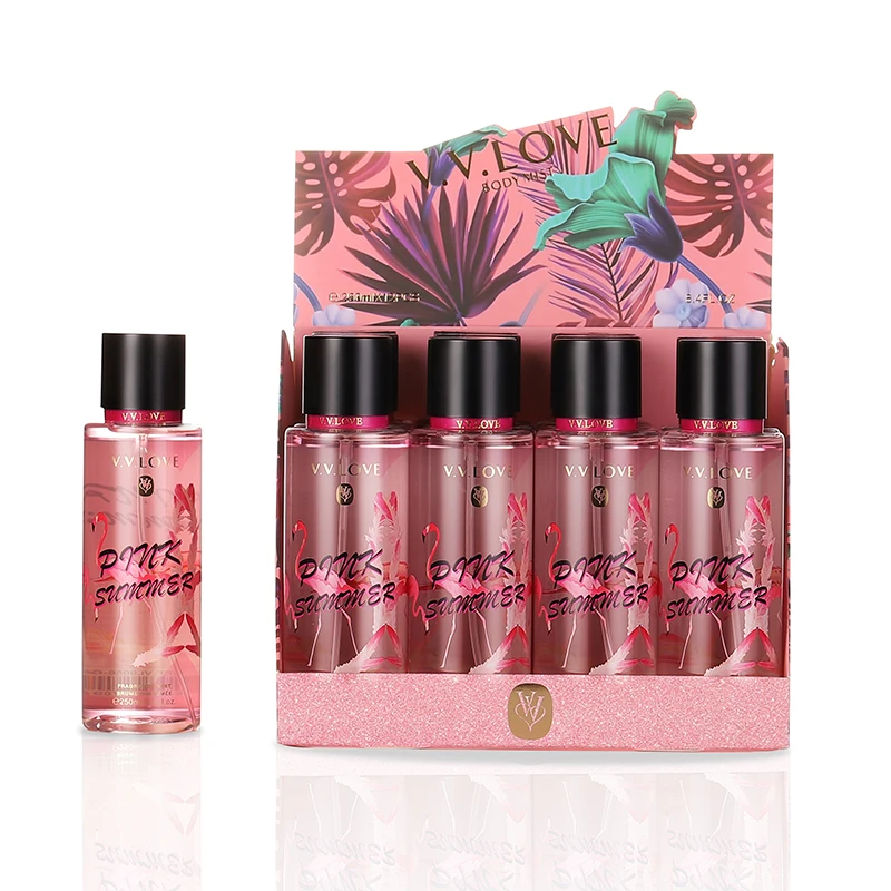 tropical rain Perfume Eau De Cologne Manufacturer Body Splash long lasting Fragrance Body Mist Fragrance mist Body Splash 250ml