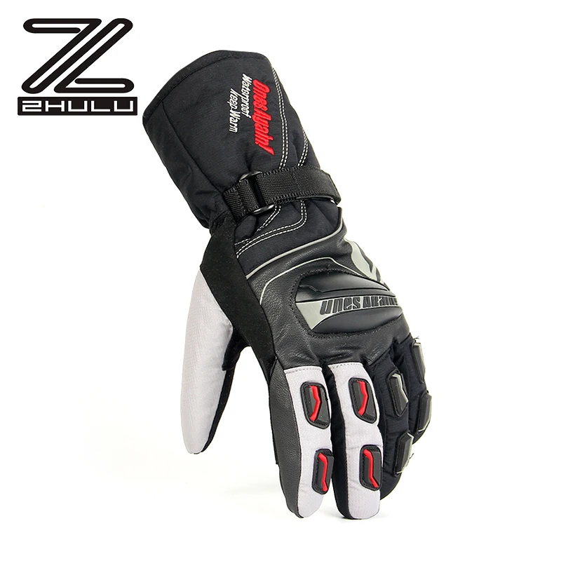 New Arrival Winter Warm Waterproof Anti vibration Motorcycle Riding Gloves