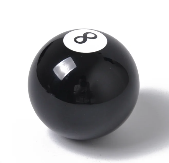 
#8 Eight Pool Ball custom Gear Car Lever Truck Copper Shifter Shift Knob With M8*1.25, M10*1.25, M10*1.5 ADAPTERS 