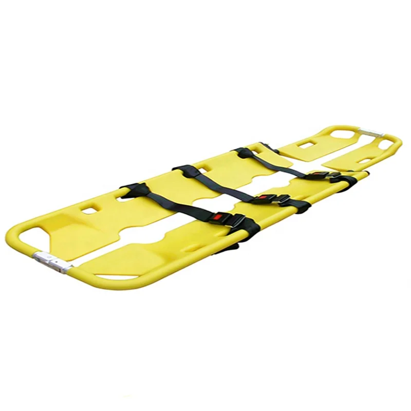 Portable Hospital Rescue Medical Light Weight Plastic Patient Scoop Style Stretcher