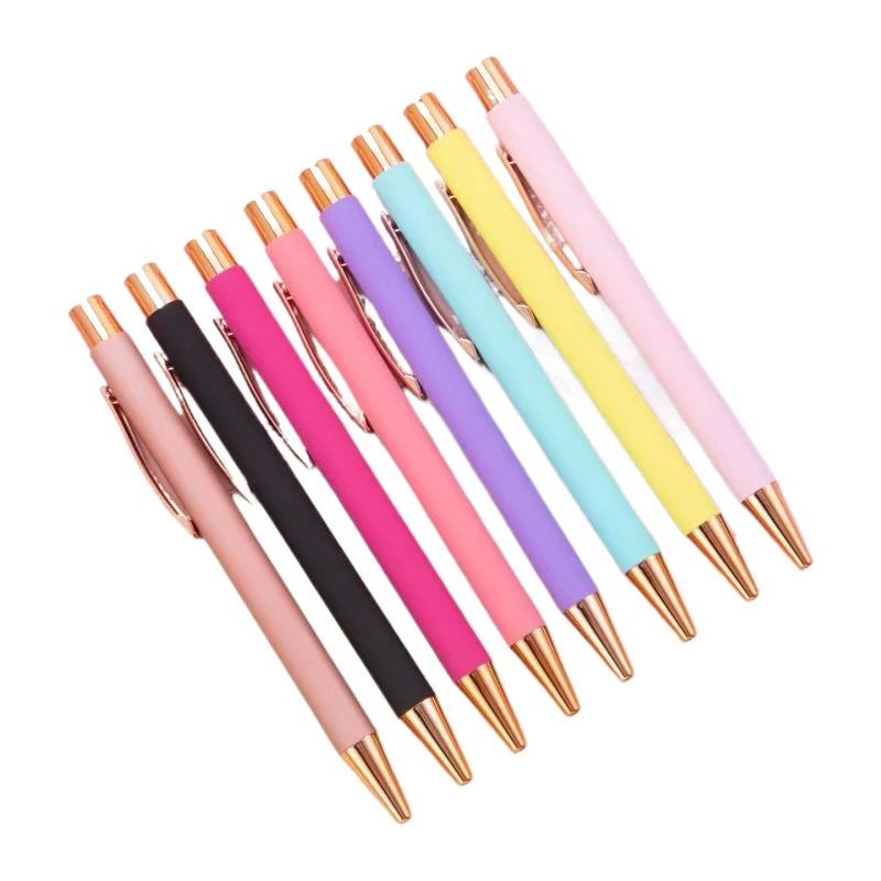 WG311 Wholesale Customizable Logo Advertise Ballpoint Pen Ballpen Luxury Printed Screen Print Branded Promotion Gift Custom Pens