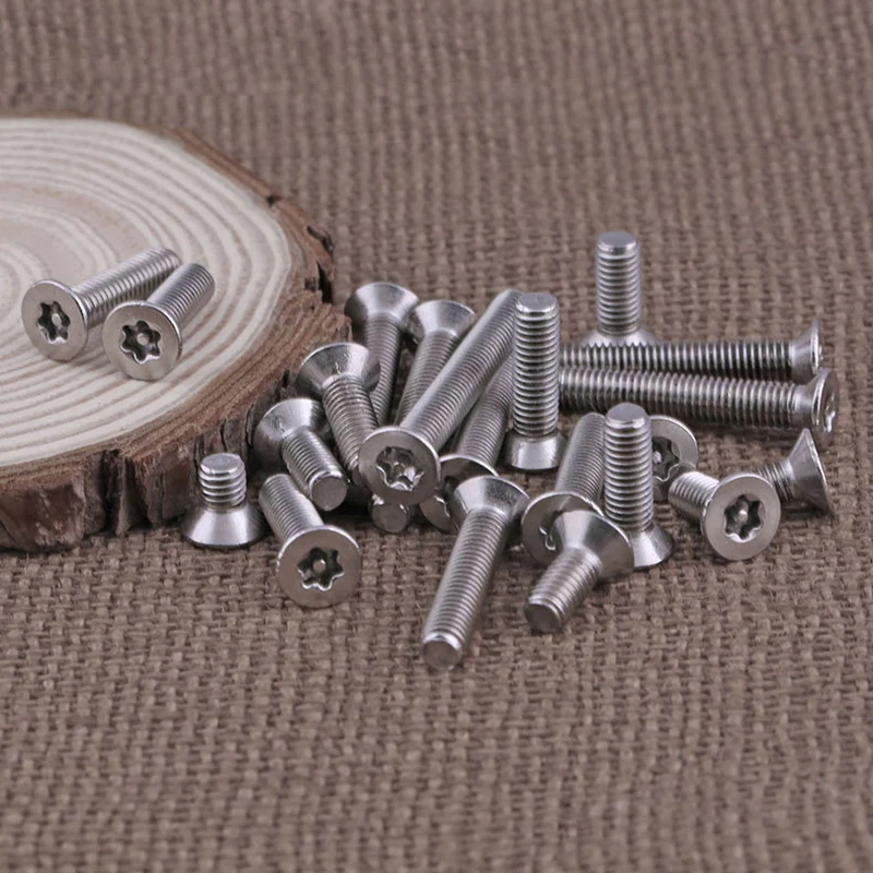 Stainless Steel Pan Head Anti-Theft Screws Pan Round Head Torx Pin Custom Security Screws