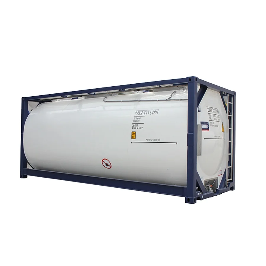 Gas Tank T50 ISO Tanker Container For Lpg And Ammonia Gas Transport Storage Tank Container