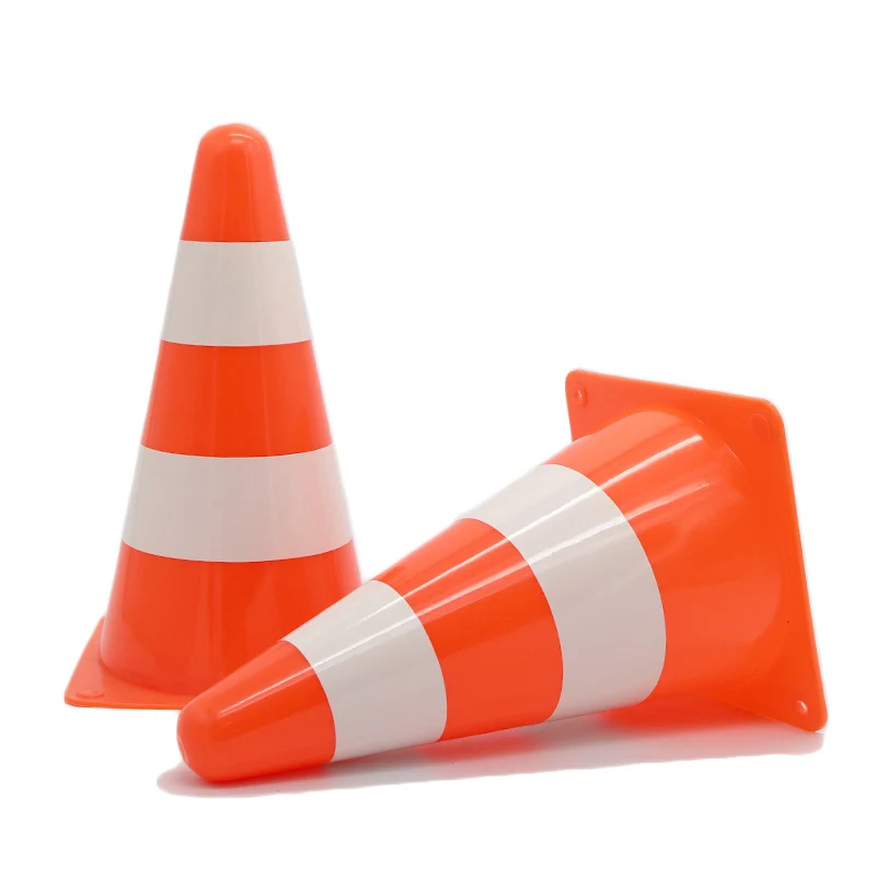 Reflective roadblocks custom football training equipment sign bucket agility training sports cone wholesale