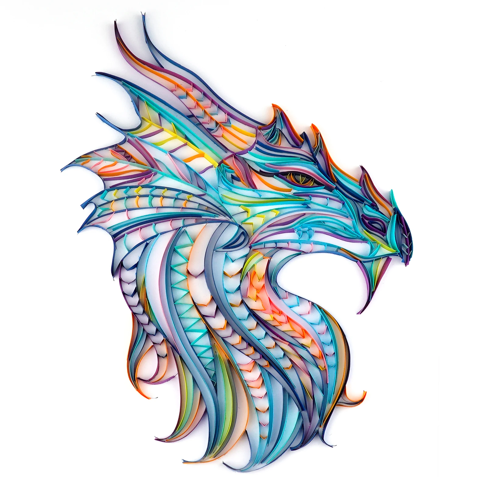 Paper quilling tool set beginner roll paper new manual drawing  receiving box line drawing