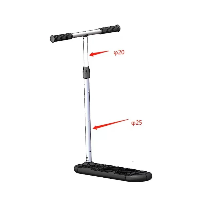 Top Sales Pro Stunt No Wheels Scooter Outdoor Sports Durable Adjustable Trampoline Scooter Trampoline Trick Scooter