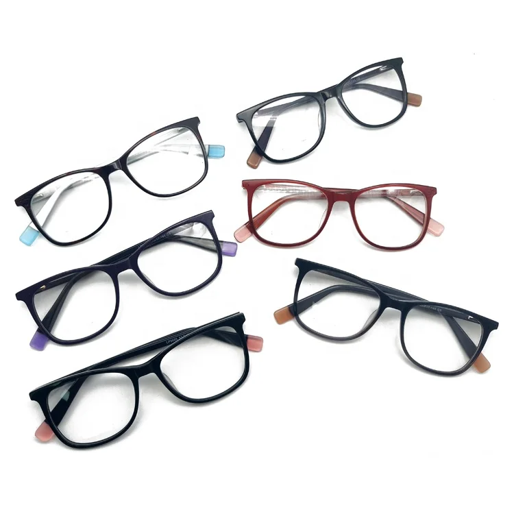 
New fashion customized multicolor eyeglasses acetate optical frame 