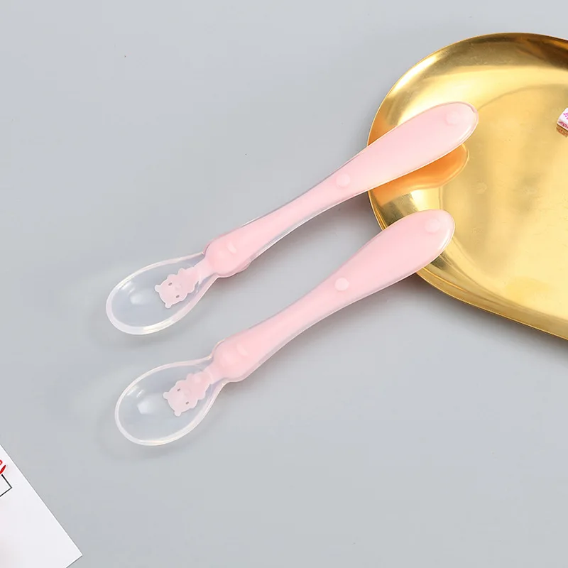 China Wholesale Reusable Baby Feeding Spoon Soft-able Baby Spoon for babies