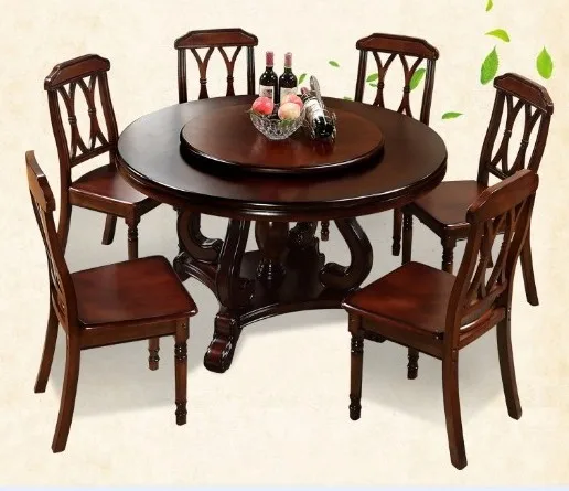 Wood Round Cusomized Dinning Table