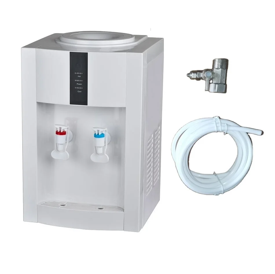 POU pipline Electric Desktop cold hot Water Dispenser Drinking Water Cooler dispenser  compressor cooling water filter