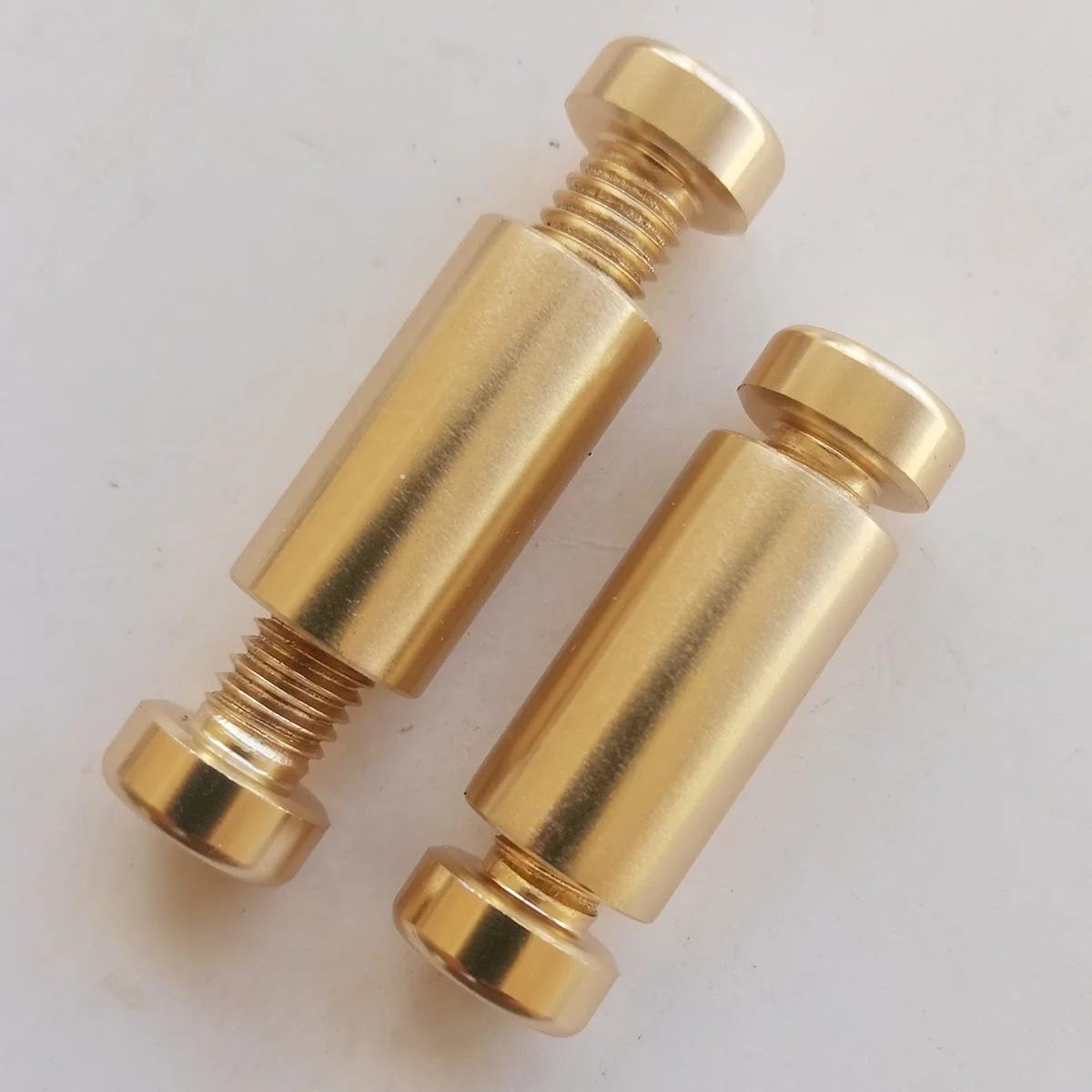 Factory Supply Double Head Sign Standoff Screws Aluminium Standoff Spacers Acrylic Sign Holder Aluminium Anodized Standoff