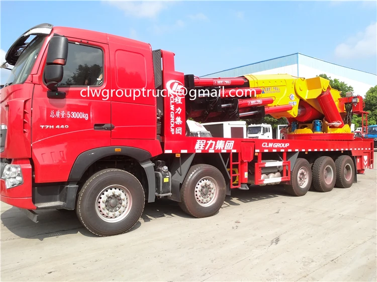 New 8x4 heavy Multifunctional basket crane truck with good price