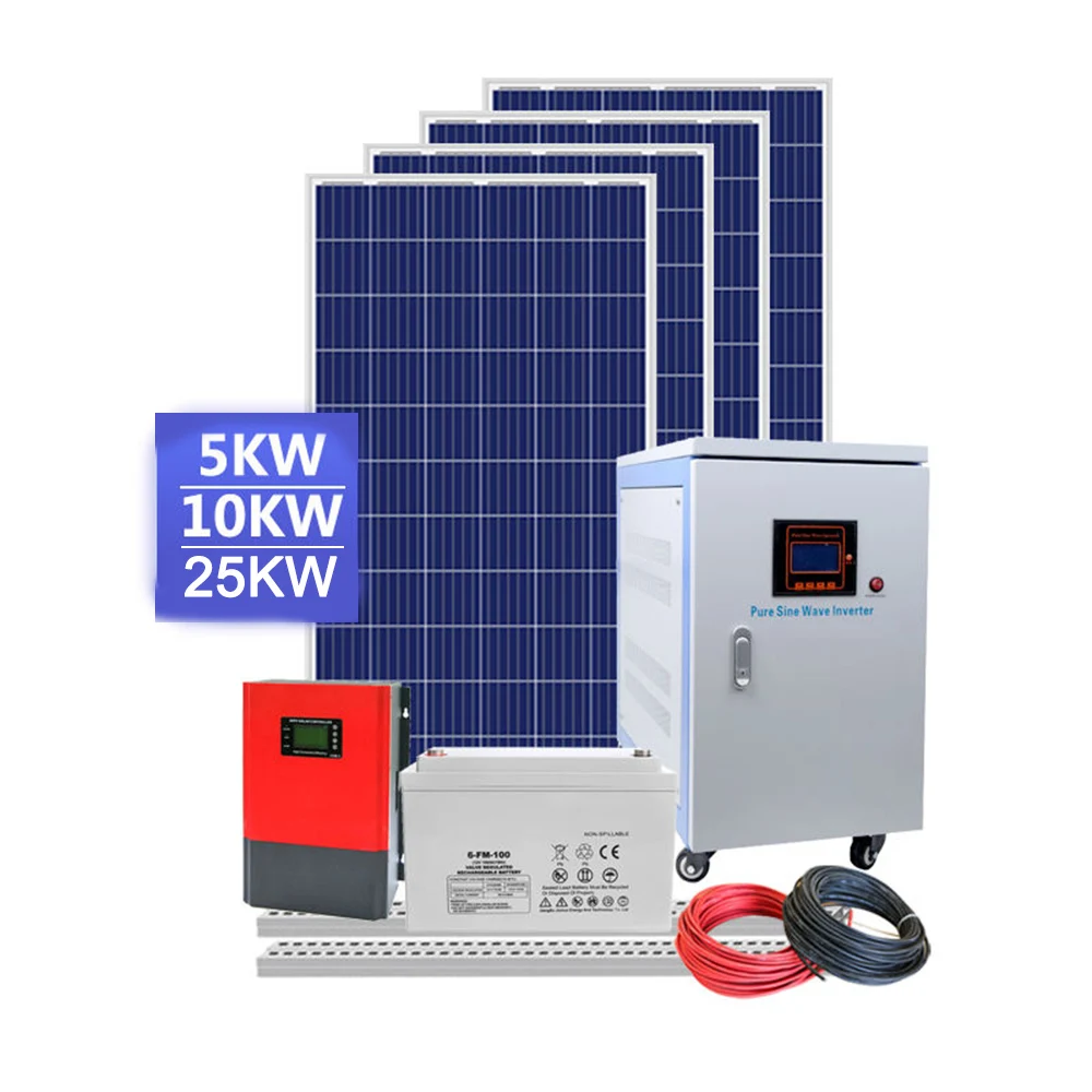 0ff-grid Solarsystems 5 кВт 10 20 25 солнечный генератор системы солнечной энергии Home