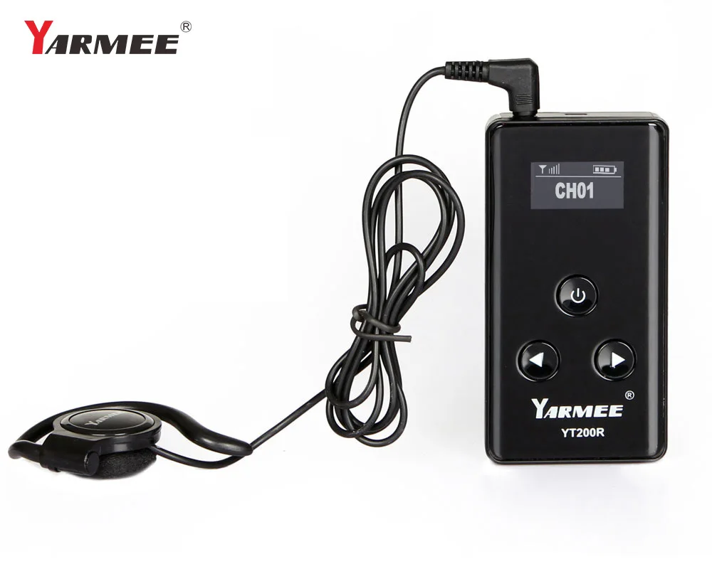 Professional Wireless audio transmitter Tour Guide System for Traveling Museum Visit Conference
