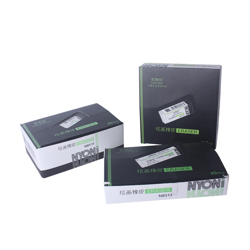 
Fashion custom art drawing rubber pencil eraser 