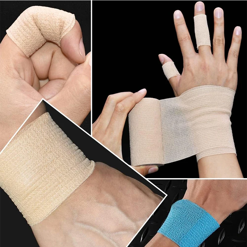 Hot sale Non-Woven Self Adhesive Vet Wrap Self-adhesive cohesive elastic bandage for Sports and Medical