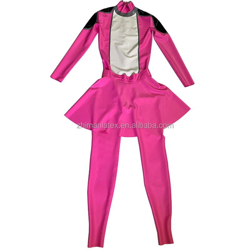 Sexy Latex bodysuit Unisex OED ODM Rubber Suit Customizable size and color