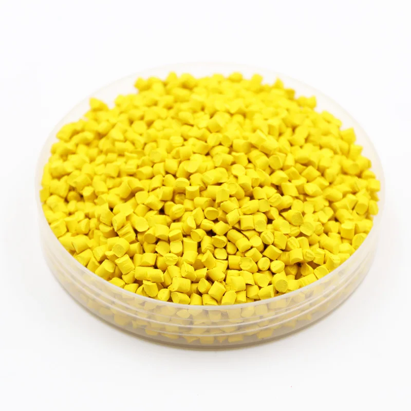 pe ldpe hdpe blown film grade yellow masterbatch color plastic pigments