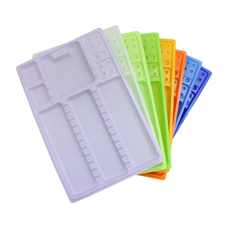IM019N Zogear Colorful PET Disposable Dental Instrument Tray