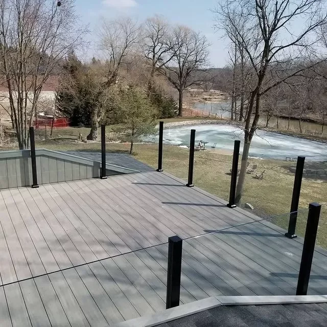 Stainless steel 304/201/316 on Indoor outdoor stair railing design glass fence balcony handrail