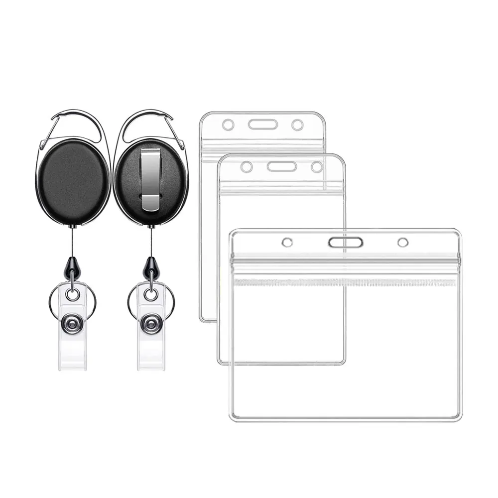 Wholesale Plastic Clear Soft Waterproof Plastic Nurse Badge ID Card Holder