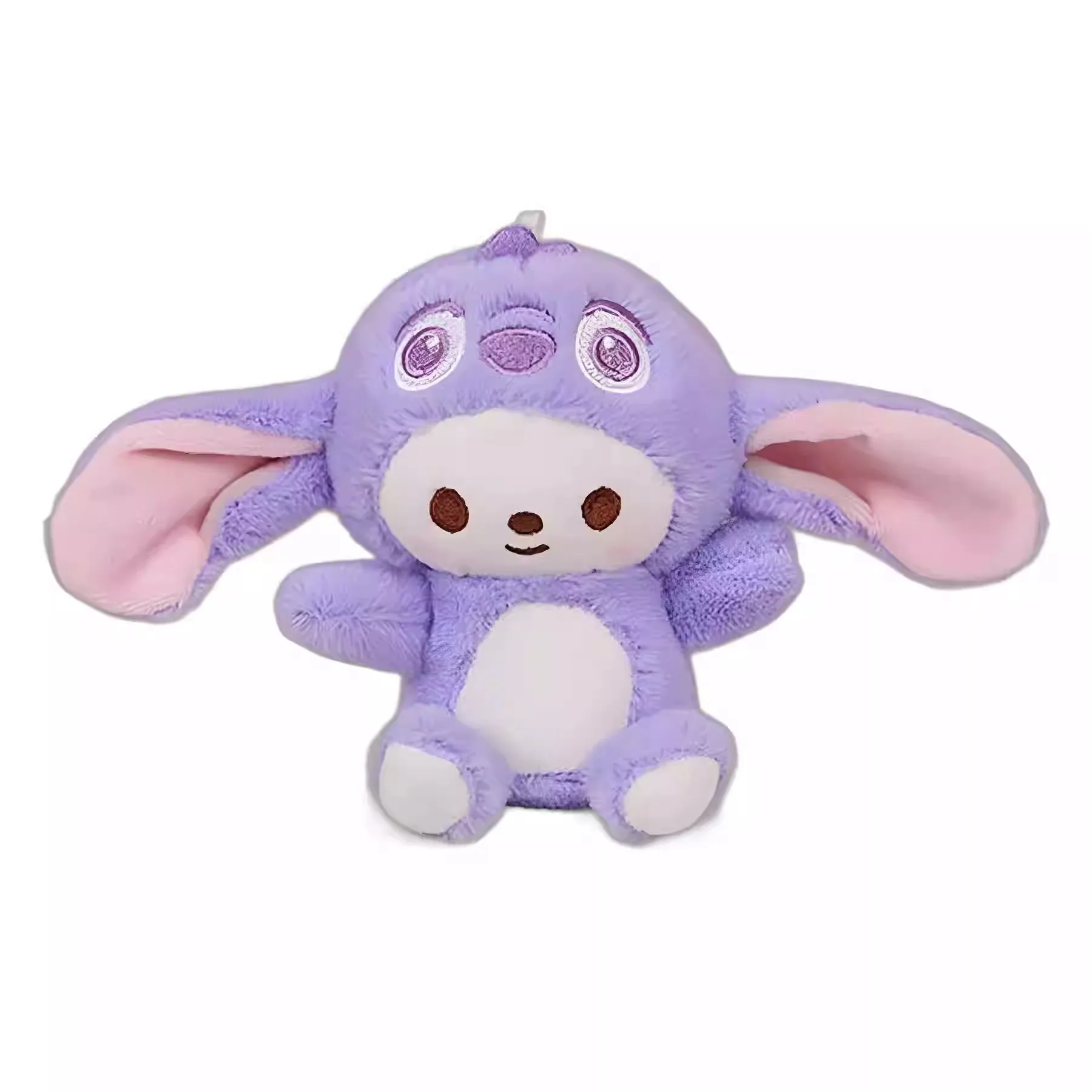 Net Red Cute Shi Dizi Pendant Cotton Material Plush Toy Dress Bunny Doll with Key Chain Bag Pendant