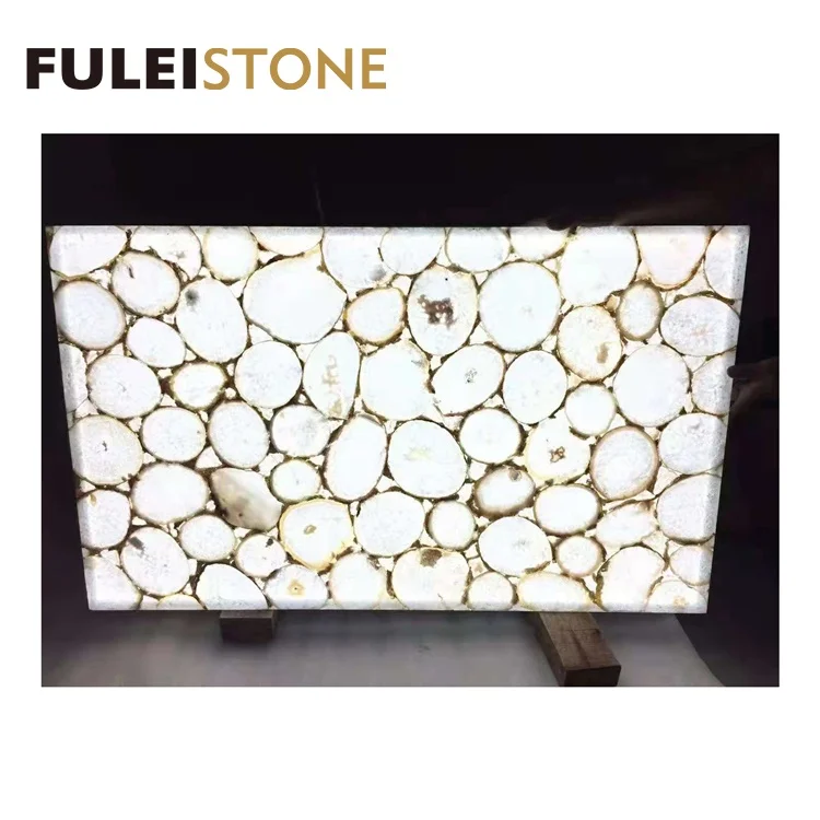 Backlit Yellow Agate Big Slabs