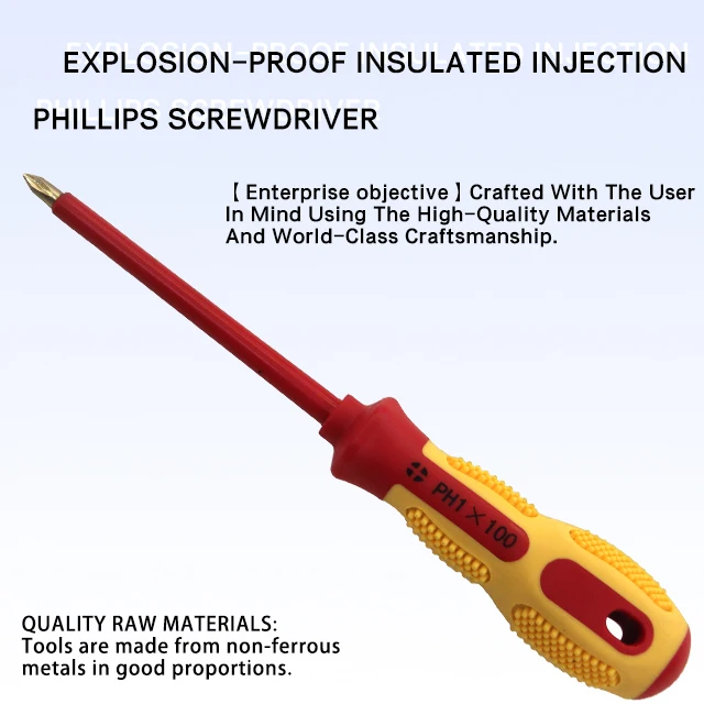 X-SPARK Injection Phillips Screwdriver hand tools non sparking tools