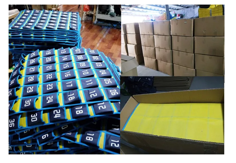 Numbered Classroom Pockets for Cell Phones and Calculator Holder Hanging Wall Door Organizer  Chart(36 pockets, 48 pockets)