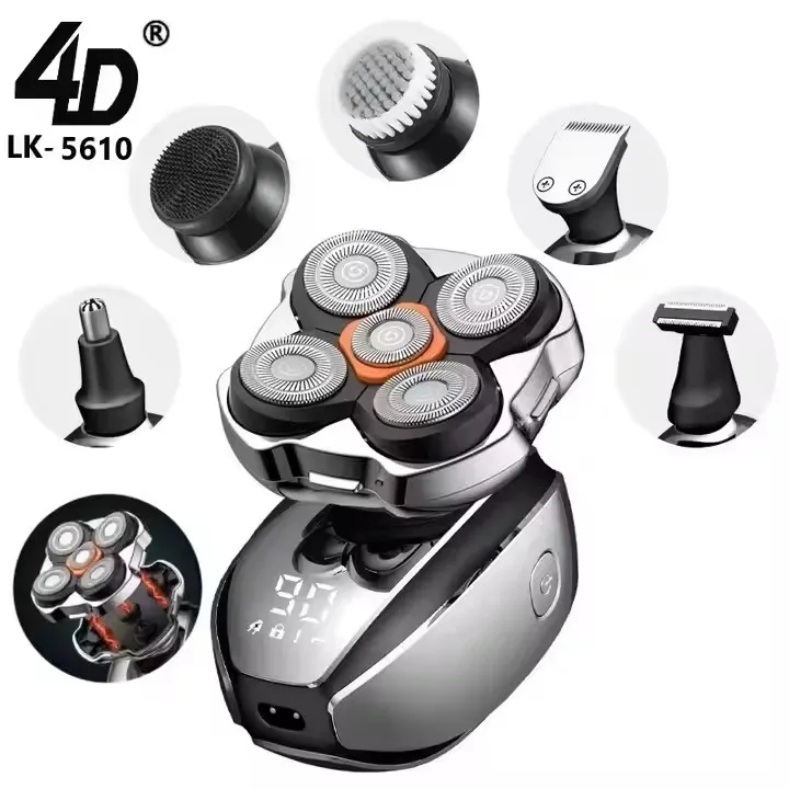 4D Multiple SKU selection electric Rotary shaver 5d 7d 8d 9d men Head shaver Waterproof Electric Shaver for Men