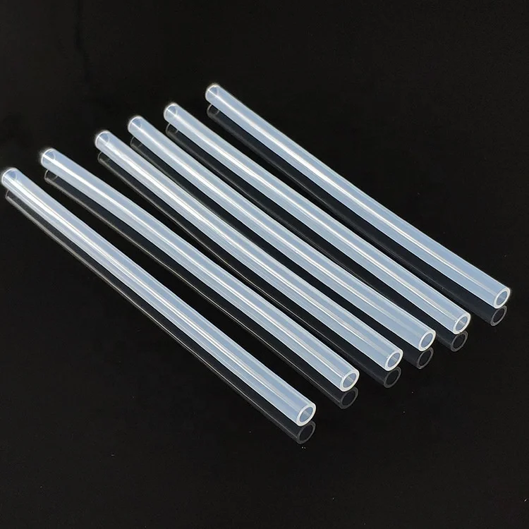 Flexible silicone rubber tube hose medical grade platinum cured silicone tube 4mm clear silicone tubing