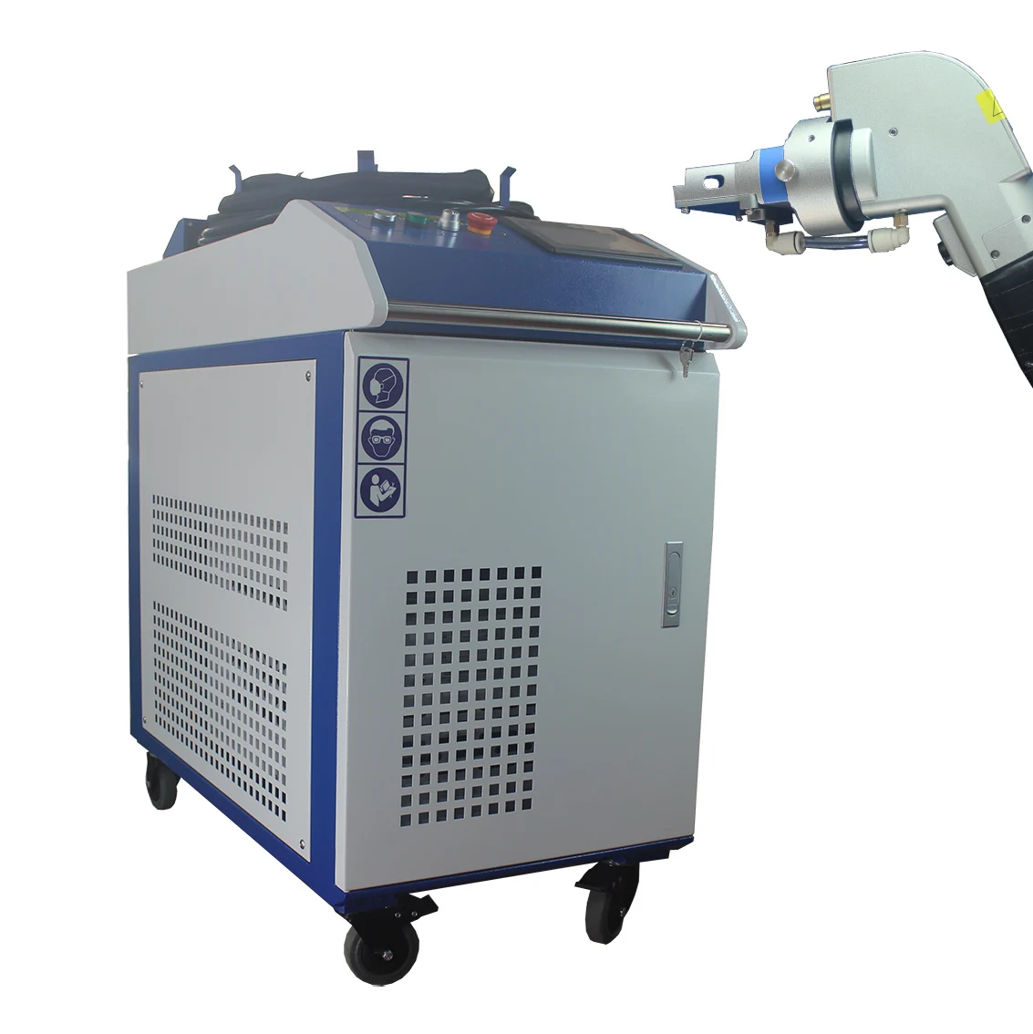 1500w JPT Laser Metal Surface Cleaning Machine Remove Rust Paint Portable Continuous Laser Rust Remover For Steel Aluminum