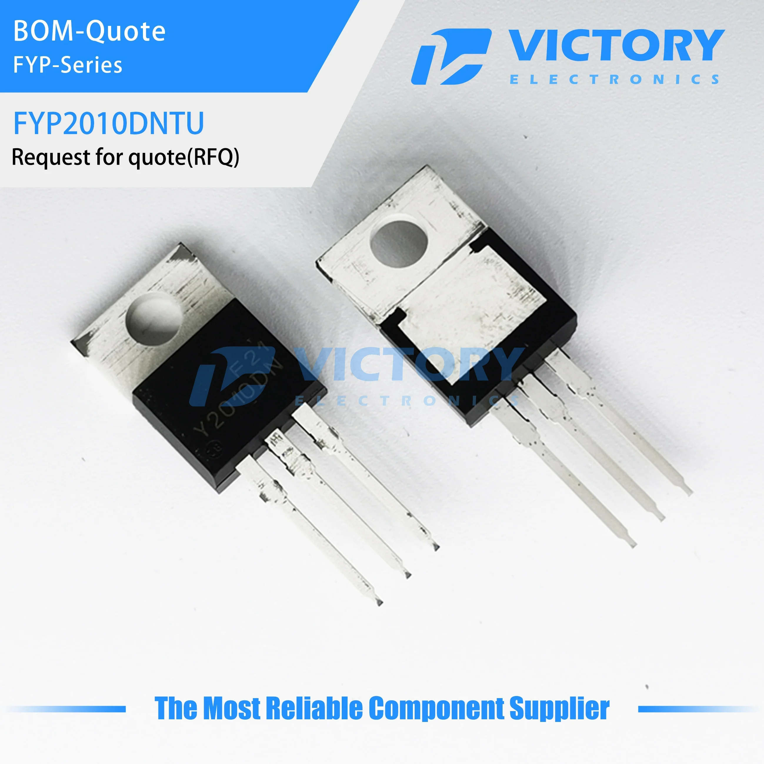 New & Original FYP2010DNTU in stock FYP2010D TO220 DIODE FYP2010DN SCHOTTKY IC chips | wholesale price | Service of BOM Quoted