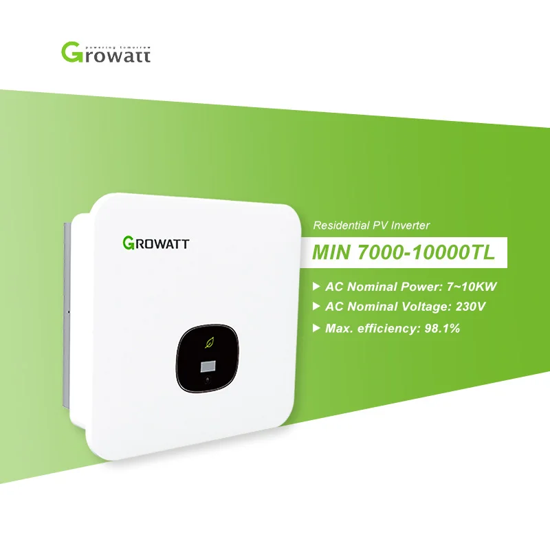 Growatt 7000 Вт 8000 9000 10000 инвертор 10 кВт на сетке с Mppt
