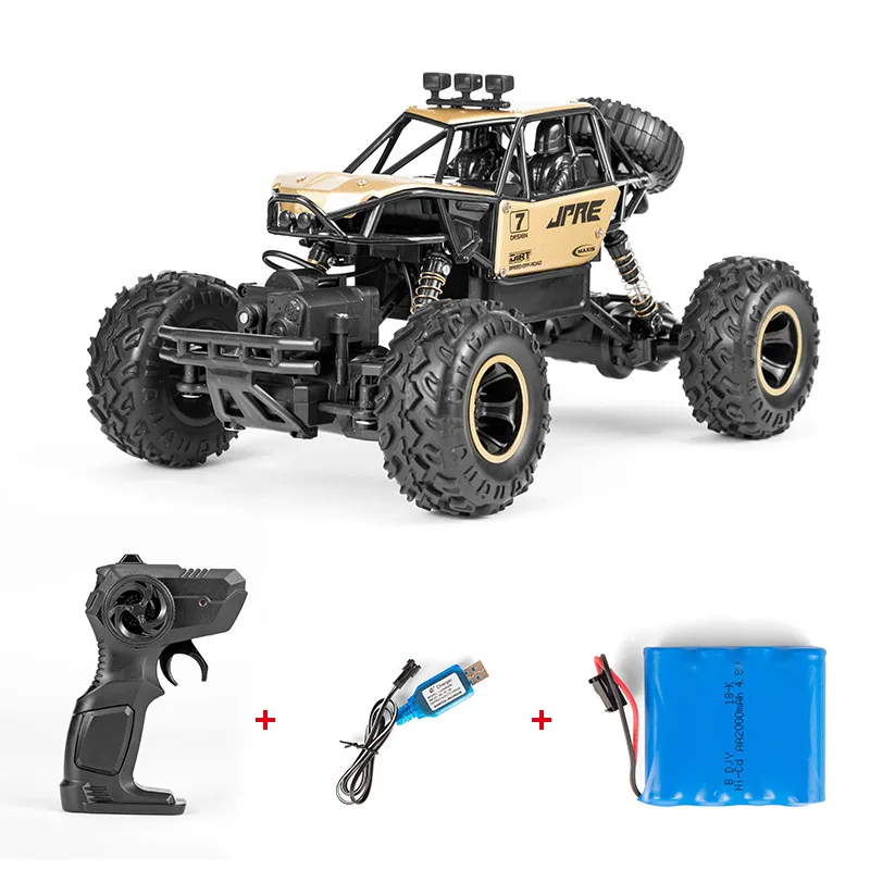 2.4G Alloy climbing 4WD Remote Control Car Model 1:16 off-road vehicle Rock Climbing Car for Children